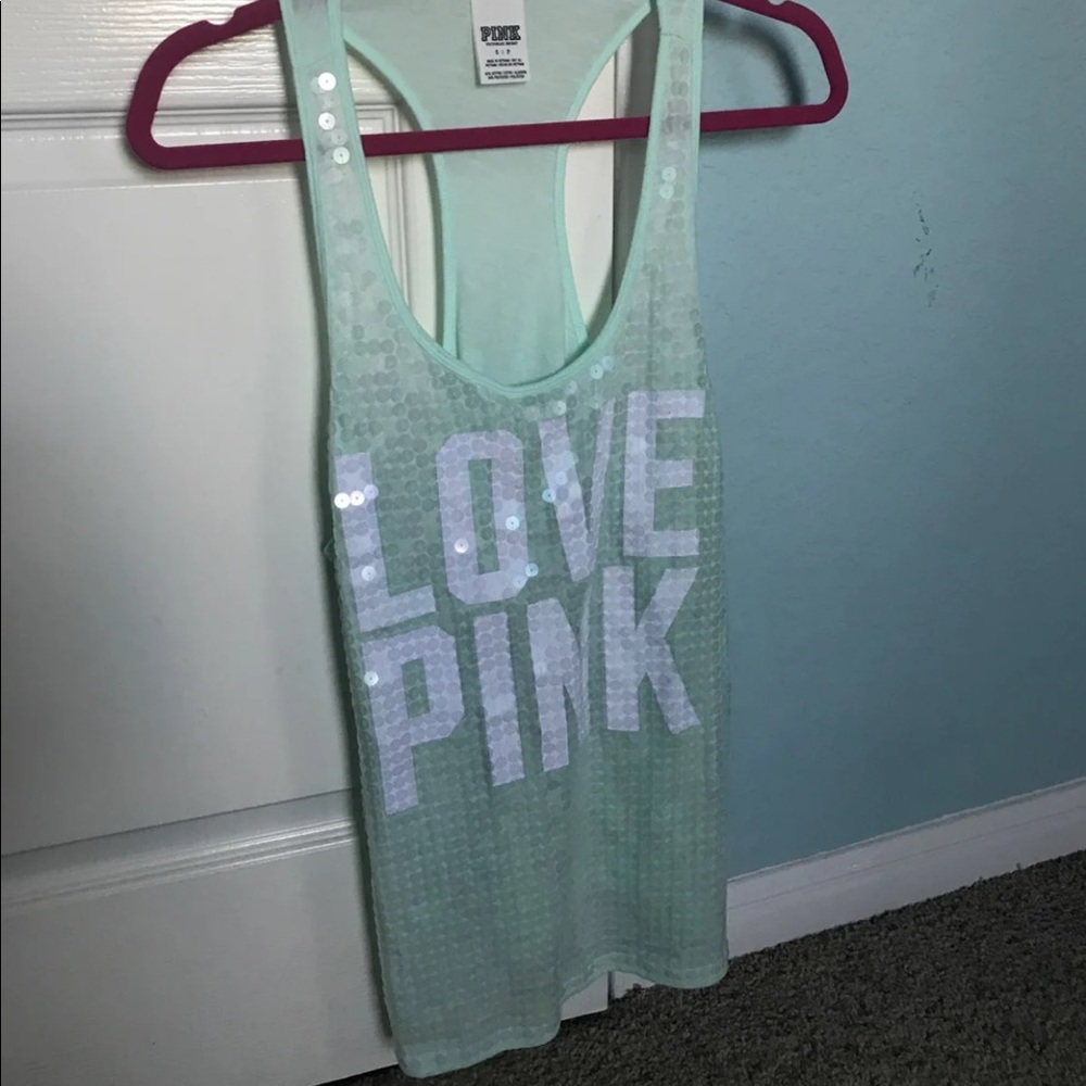 Victoria’s Secret PINK sequin tank top
